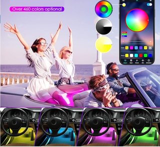 Luz LED Neon Universal 12v para Coches con APP