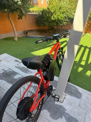 Bicicleta Eléctrica Roja