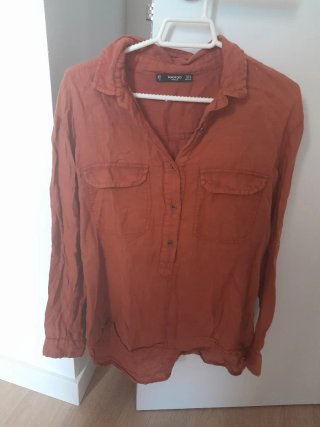 2 Camisas Manga Larga Mango