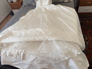 Vestido de Novia Blanco con Encaje