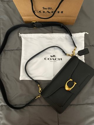 Bolso Coach Negro Piel Charol