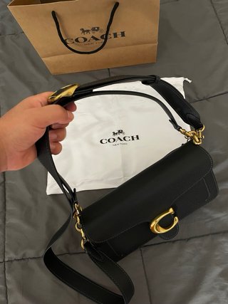 Bolso Coach Negro Piel Charol
