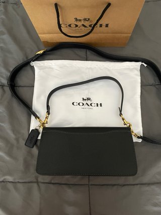 Bolso Coach Negro Piel Charol