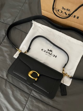 Bolso Coach Negro Piel Charol