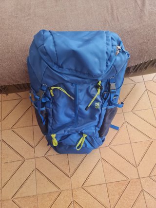 Mochila 55L Azul para Viajes