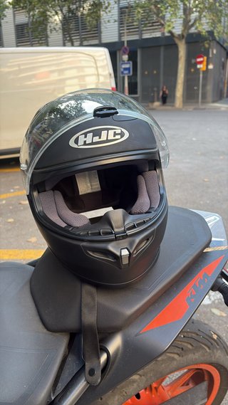 Casco Moto HJC Negro talla s