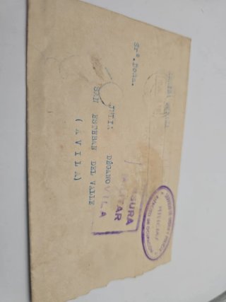 Documento antiguo con muniscrito a manos Sello de