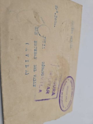 Documento antiguo con muniscrito a manos Sello de