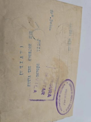 Documento antiguo con muniscrito a manos Sello de