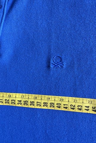 Polo Benetton Azul Talla XL