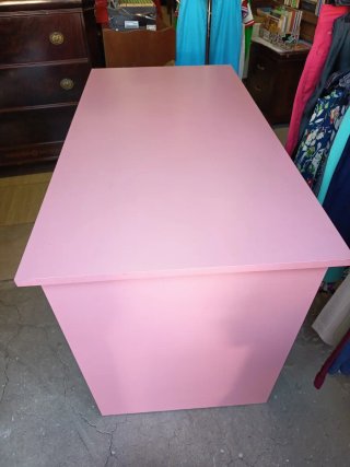 Mesa escritorio rosa