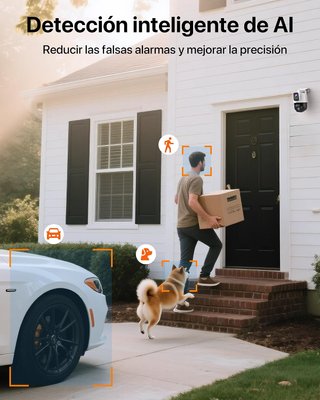 Tenda CH9 Cámara Vigilancia Wifi Exterior Dual