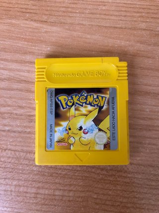 Pokémon Amarillo Game Boy Original PAL España