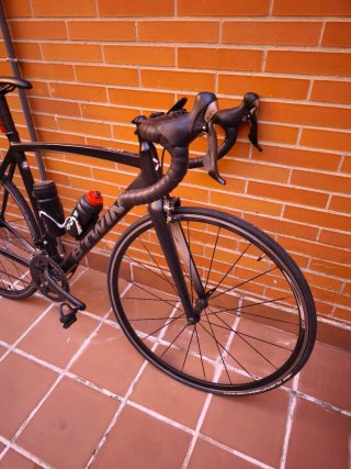 Bicicleta Decathlon Ciclismo Negra