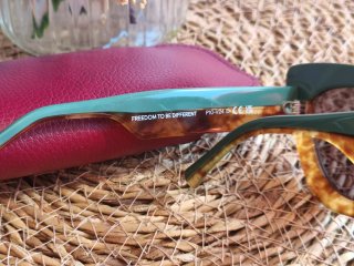 Gafas de sol MR.BOHO pasta tortuga y turquesa