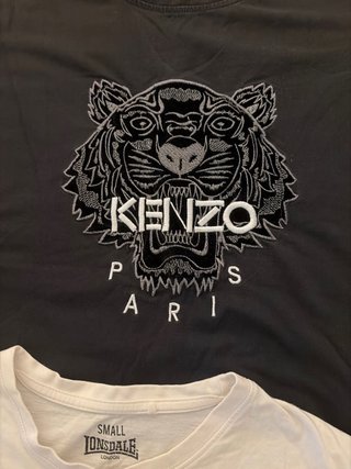 Lote 2 Camisetas Kenzo y Lonsdale