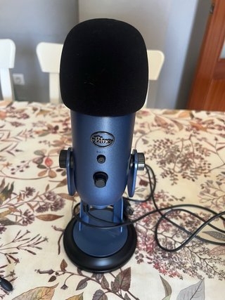 Micrófono Blue Yeti USB Azul