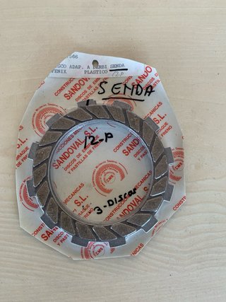 Juego 3 Discos Embrague Derbi Senda Fenix Y Otros,