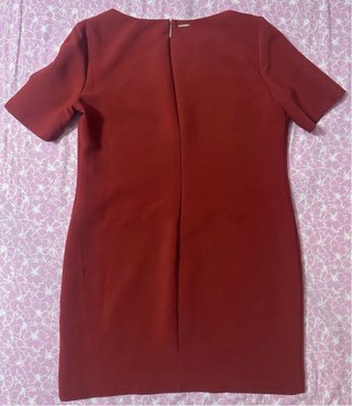 Coordinato vestito e coprispalle rosso