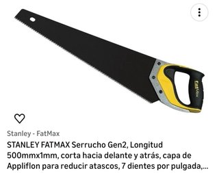 Serrucho Stanley Fatmax 500mm