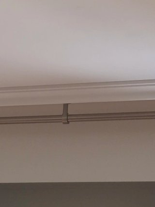 Barra Cortina Aluminio Plata