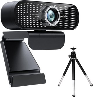 SPEDAL WEBCAM 1080P CON MICRÓFONO Y TRÍPODE