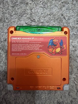 Nintendo GBA SP Personalizado Charizard