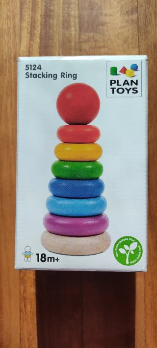 Juego de anillos apilables Plan Toys