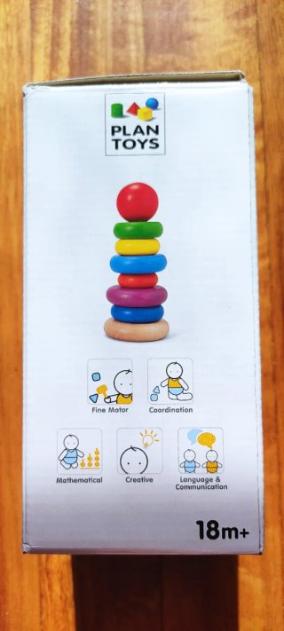 Juego de anillos apilables Plan Toys