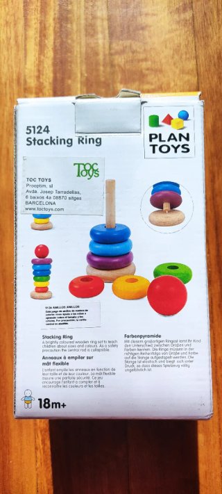 Juego de anillos apilables Plan Toys