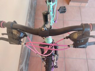 Bicicleta de montaña para Niña 22 Mint/Morado.