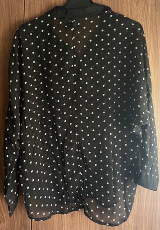 Camisa Bershka lunares XS