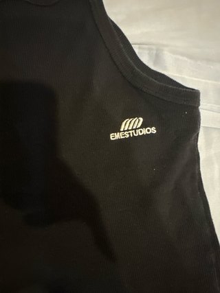 Camiseta tirantes emestudios negra