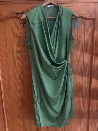 Vestido Mango Verde Talla XL