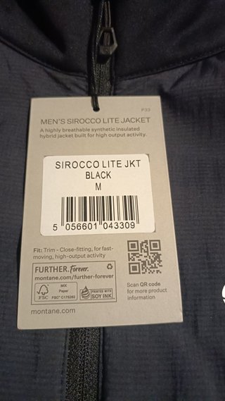 Montane Sirocco Lite Talla M
