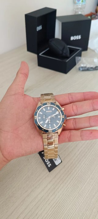 Reloj Hugo Boss Dorado y Azul