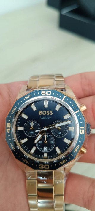 Reloj Hugo Boss Dorado y Azul