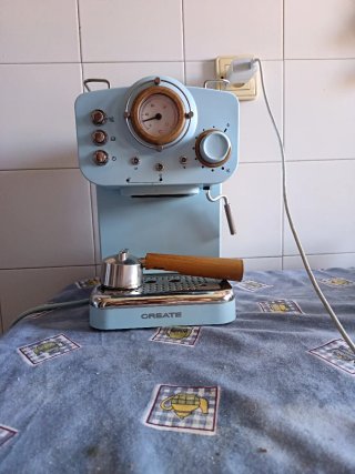 Cafetera Espresso Create Azul