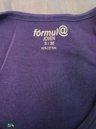 Camiseta tirantes Fórmula Joven Talla S