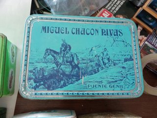 Lotto di 5 Scatole Metalliche Vintage