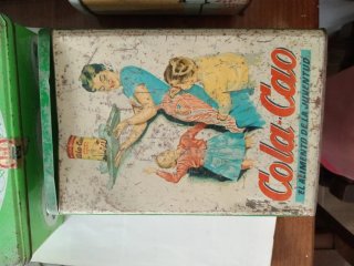Lotto di 5 Scatole Metalliche Vintage