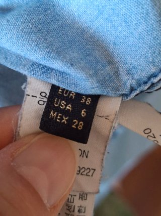 Camisa vaquera Massimo Dutti azul
