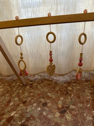 Gimnasio de actividades de madera