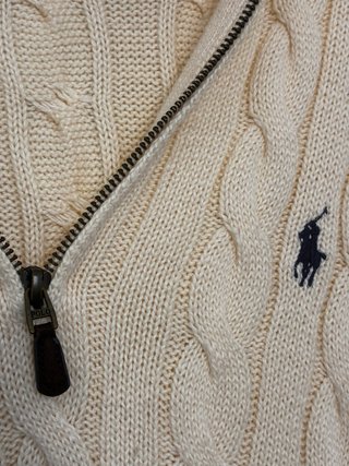 Jersey Polo Ralph Lauren Algodón Beige Talla M