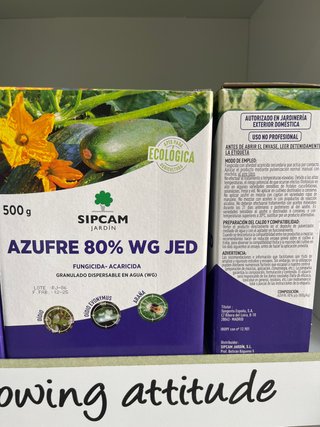 Azufre 80% WG JED Fungicida-Acaricida