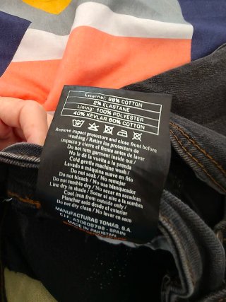 Pantalón moto protección