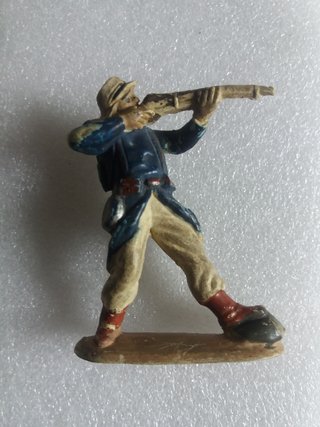 ANTIGUO LOTE FIGURAS GOMA LEGIÓN EXTRANJERA PECH
