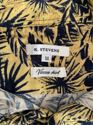 2 Camisas K.STEVENS Estampadas Talla M