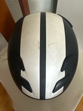 Casco de moto integral Shoei Negro y Blanco
