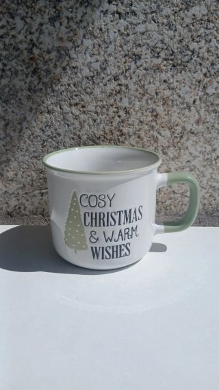 Caneca Natal Cosy Christmas & Warm Wishes